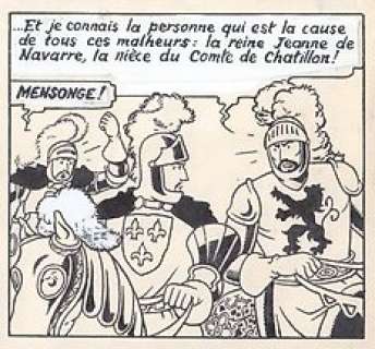 De Moor, Bob | De Moor, Bob - 1 Page originale + album de luxe - De Leeuw van Vlaanderen / Le Lion de Flandre - (p.3) - 1949 | Catawiki
