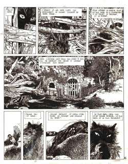 Pierre MAKYO - Planche originale 45 de Grimion Gant de Cuir tome 1