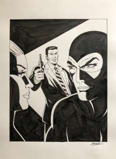 Merati, Luigi | Merati, Luigi - illustrazione originale "Diabolik" | Catawiki