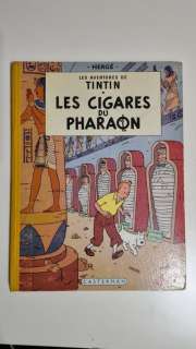 Hergé - 1 Album - Tintin - T4 - Les cigares du pharaon (B14 française) - C - EO couleurs - 1955 | Catawiki