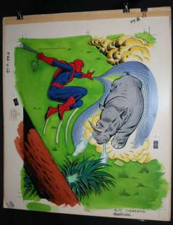 Unknown Artist? - Spider-Man Vs. Rhino Box Puzzle Painted Art - La
