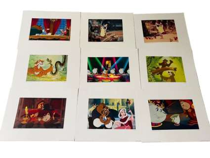 Walt Disney Studios - 9 Lithograph - Beauty and the Beast, Snow White & The Seven Dwarfs, The Jungle Book - 1937 | Catawiki