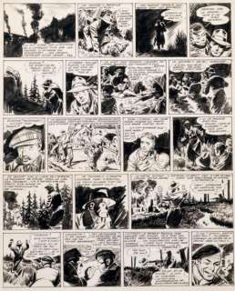 Poivet | Â«Colonel XÂ». Belle planche Ã  l’encre de Chine pour la planche 133 | Tessier Sarrou