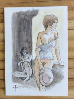 Charles, Jean-François - 1 Original colour drawing - India Dreams - 2023 | Catawiki