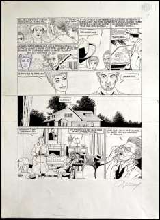 Renaud - 1 Original page - Jessica Blandy T16 - Buzzard Blues - 1999 | Catawiki