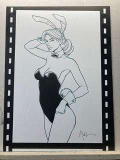 Malfin, Nicolas - 1 Original drawing - Pin Up - Bunny Girl - 2023 | Catawiki