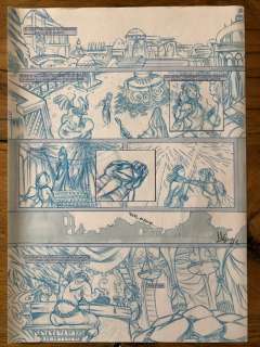 Kéramidas, Nicolas - 1 Original preliminary page - Tykko des sables T2 - La Cité engloutie - 2010 | Catawiki