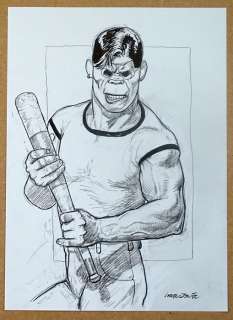 Liberatore, Tanino - 1 Original drawing - RanXerox - La Batte de baseball | Catawiki