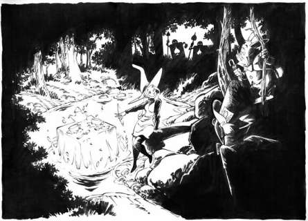 Clarke - 1 Original drawing - Mélusine - Mélusine au pays des merveilles - 2019 | Catawiki