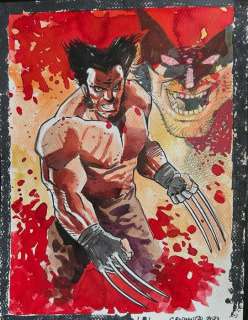 Caracuzzo, Giancarlo - 1 Original colour drawing - Wolverine - 2023 | Catawiki