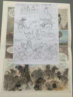 Hermann - 1 Original preliminary page - Duke T6 - Le Bout de la Piste - 2022 | Catawiki