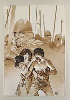 Vargas, Rafael - 1 Original colour drawing - Éternal hiver - 2018