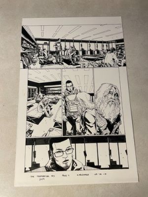 TERMINATOR 2029 #3 original comic book art 2010 John Connor RESISTANCE HQ | eBay US (Buy It Now)