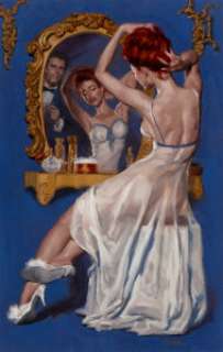 Glen Orbik (American, 20th Century) Reflections Oil on board 25 x 15-3/4 inches (63.5 x 40.0 cm) (sight) Signed -