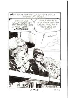 Leone Frollo - 1 Original page - Casino #18 - "Trasferta in America" - 1986 | Catawiki