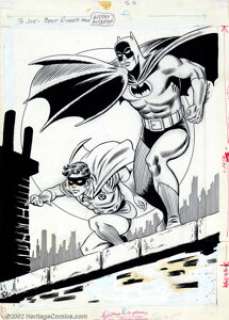 Carmine Infantino and Murphy Anderson - Original illustration of Batman and Robin (DC Comics, 1960s). From the - | Heritage