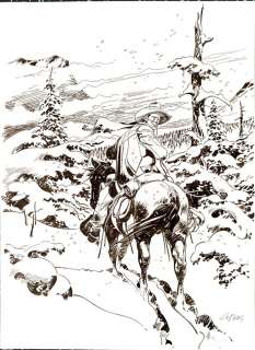 Ticci, Giovanni - 1 Original drawing - Tex - Verso Nord - 1974 | Catawiki