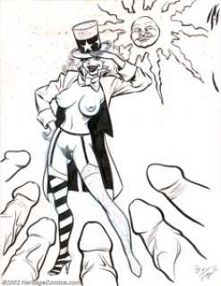 Chuck Austen - Original Illustration "Cherry" (No Publisher, undated). Chuck Austen, Marvel‘s current -