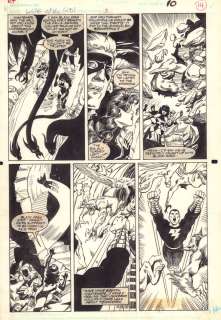 George Perez, Russ Braun - war of the gods #3 p. 10 - black adam action - 1991