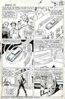 Jack Kirby and Dick Ayers - Original Art for Avengers #16, page 14 (Marvel, 1965). Although Quicksilver -