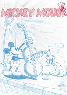Millet - 1 Original drawing - Mickey Mouse - Mickey & Minnie - 2024 | Catawiki