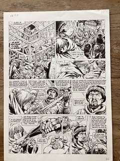 Mitton, Jean-Yves - 1 Original page - Chroniques barbares T1 - La Fureur des vikings - 1994 | Catawiki