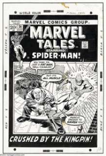John Romita Sr. - Marvel Tales #36 Cover Original Art (Marvel, 1972). The Kingpin, ever sensitive about a certain - | Heritage