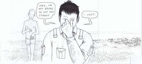 Anders Nilsen - Big Questions - page 498 3rd panel