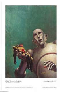 Kelly Freas - Planet Stories and Astounding Signed Prints, Group of 8 (1973/74). A wonderful group of prints -