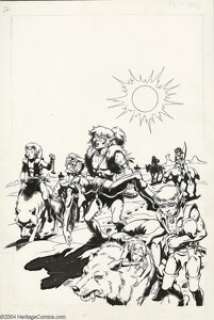 Wendy Pini - Elfquest #2 Cover Original Art (Marvel, 1985). In 1985, Warp Graphics and Marvel Comics teamed up -