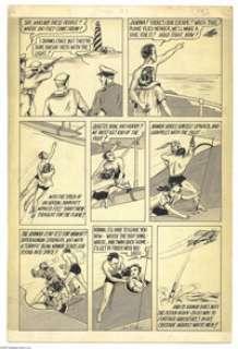 Bill Everett - Marvel Comics #1 Sub-Mariner, page 12 Original Art (Timely, 1939). A show-stopping masterwork from -