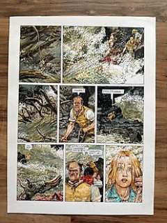 Faure, Michel - 1 Original colour page - Secrets T2 - Samsara - 2009 | Catawiki