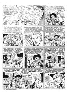 Planche originale 3 de la série Barbe Rouge A nous la Tortue par Christian GATY