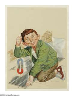 Norman Mingo - Mad #110 Cover Original Art (EC, 1967). The Mad staff loved mind-bending optical illusions and - | Heritage