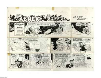 Al Capp Studio - Li’l Abner Sunday Comic Strip Original Art, dated 4-13-69 (Chicago Tribune, 1969). Al Capp - | Heritage