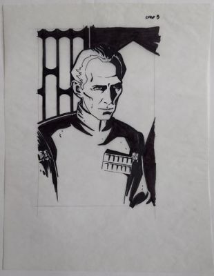 NEIL VOKES Peter Cushing GRAND MOFF TARKIN Published Art Book Comic Biography | eBay US (Buy It Now)
