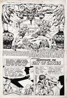 Jack Kirby and Joe Simon - Fighting American #2 Complete 7-page Story "Assignment: Investigate the City of - | Heritage