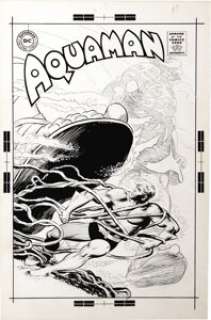 Nick Cardy - Aquaman #43 Unpublished Alternate Cover Original Art (DC, 1969).  The foreboding foreshortening of - | Heritage