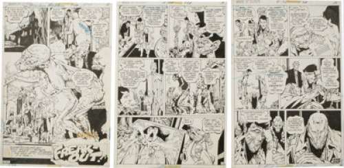 Alex Nino - House of Secrets #128. Complete 3-page Story "Freak Out" Original Art (DC, 1975). Written by -