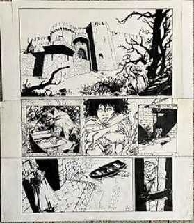 Reculé, Henri - 1 Original page - Castel Armer T1 - La Geste du Temple - 1994 | Catawiki