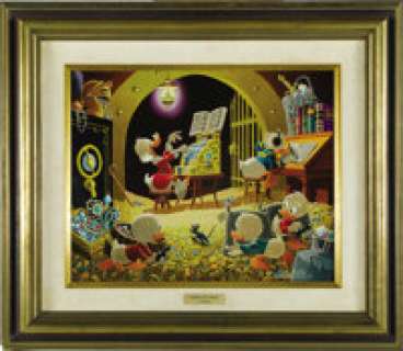 Carl Barks - "Spoiling the Concert" Oil Painting Original Art (1973). "Spoiling the Concert" -