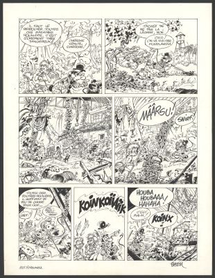 Batem | Le Marsupilami - Fordlandia (T.6) - Planche originale n°34 | Daniel Maghen