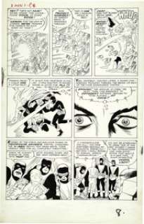 Jack Kirby and Paul Reinman - X-Men #1, page 7 Original Art (Marvel, 1963). From the hallowed halls of the - | Heritage