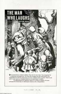 Norman Nodell - Classics Illustrated #71, Complete 45-page Story, "The Man Who Laughs" Original -