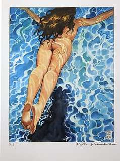 Milo Manara - 1 Print - Il Tuffo - 1999 | Catawiki