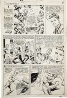 Bill Everett Daredevil #1 page 6 Original Art (Marvel, 1964). The Marvel Age of Heroes took another mighty - | Heritage