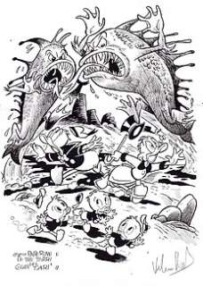 Valerio Held - 1 Original drawing - Topolino - "Zio Paperone e le tre torri del Gran Tari’" - 2010 | Catawiki