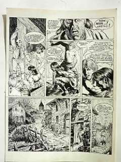 Legein, Pierre - 1 Original page - Dampierre T5 - Le Cortège maudit - 1995