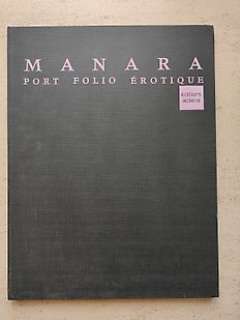 Milo Manara - Portfolio "Érotique" firmato - préface de Moebius | Catawiki