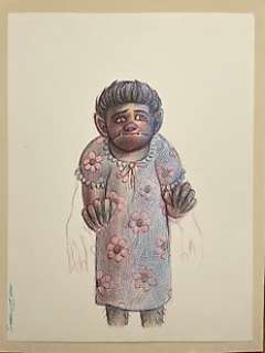 Ferris, Emil - 1 Original colour drawing - "Moi, ce que j’aime, c’est les monstres" - 2017 | Catawiki